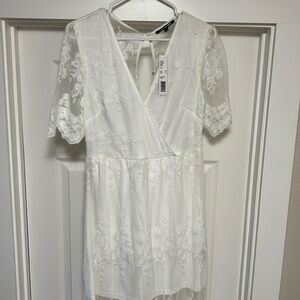 Little White Lace Dress